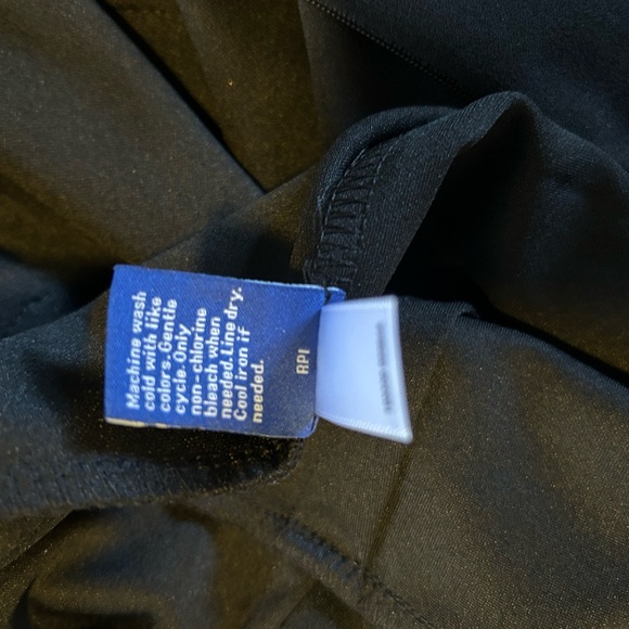 Like New APT.9 Black Jumpsuit with flower appliqué - Picture 10 of 12